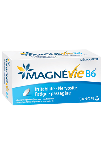 image MagnéVie B6® 100 mg / 10 mg (12 produits)